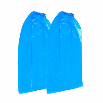 易美丽诺 LK3243 一次性长筒加厚加长防尘防雨水鞋套 200只加厚(100双)