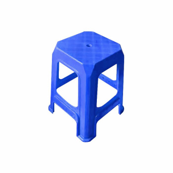 JN JIENBANGONG 搬运胶凳 塑料高凳大排档胶凳工厂流水线新塑料凳子 蓝色270*270*465mm