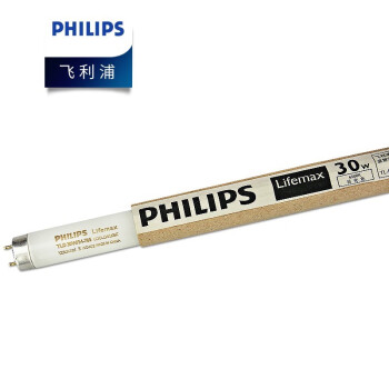 飞利浦（PHILIPS）照明企业客户 TLD T8普通荧光灯灯管 18W 0.6米 18/54-765 白光 6200K 整箱25支 