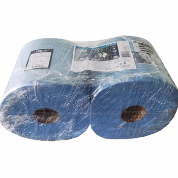 多康（TORK）130081重任务工业擦拭纸440系列进口蓝色三层擦拭纸 23*34cm*350张/卷*2卷