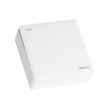 人民电器 开关插座 86型面板 明装 RM6 一联单控开关RM6-K1单开单控