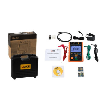 胜利仪器（VICTOR）VC3123 数字绝缘电阻测试仪 兆欧表 高精度250V至2500V