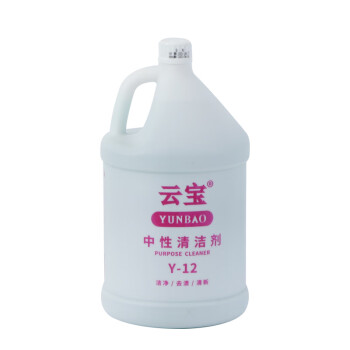 卫洋 Y-12 中性清洗剂 地板瓷砖地面多功能去污清洗剂 4瓶/箱