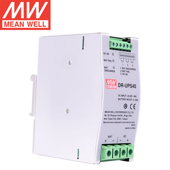 明纬(MEAN WELL) DR-UPS40 40A DC UPS模块 电池控制器可并联DC 明纬电源 DR-UPS40 40A