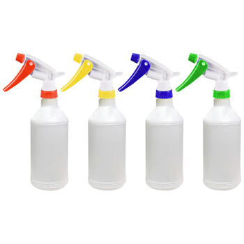 白云清洁 AF09601 塑料喷壶园艺浇花洒水壶喷雾瓶稀释瓶 400ML颜色随机