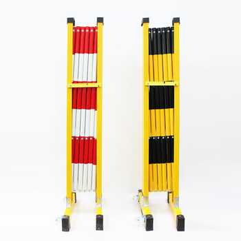 凌科朔(LINKSHIRE) 围栏围挡绝缘伸缩围栏电力施工围栏可移动式玻璃钢材质红白色管式2米