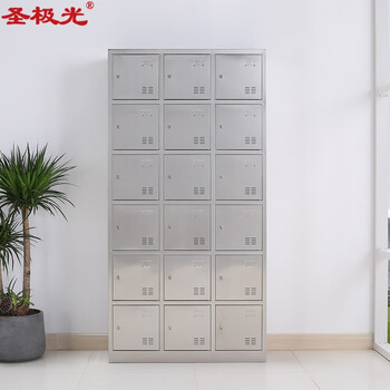 圣极光304不锈钢十八门储物柜工具器械存放柜零件分类柜G1481可定制