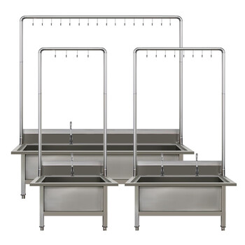 兰诗（LAUTEE）FH-1214 不锈钢拖把池食堂洗物池拖布池工厂学校单位水池 1800*600*1800MM