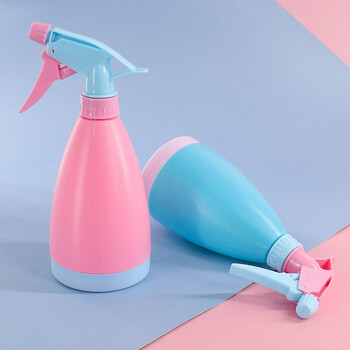 赫思迪格 JG-253 手持喷水壶 手压式喷雾瓶 喷壶洒水壶 颜色随机500ml