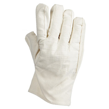 安美尚(ams)双层全帆布手套 劳保电焊防护手套批发全衬加里耐磨加厚定做 400双