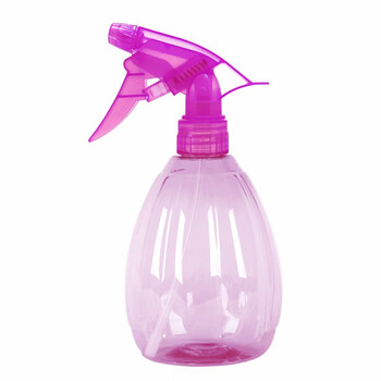 兰诗（LAUTEE）PA1202  长瓜型气压式小喷壶  酒精清洁喷雾壶 500ml 颜色随机-5个装