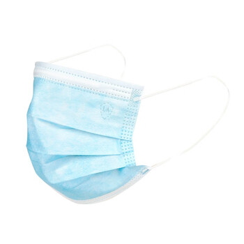 冠桦1103一次性口罩 100只 三层含熔喷布防飞沫防尘防花粉透气骑行防护口鼻罩 定制