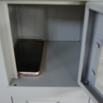 盛花加厚钢制48门外玻门手机柜手机储物柜可存放柜物品柜保管柜