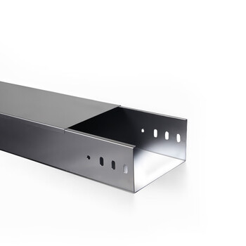 BOWERY镀锌电缆桥架线槽金属走线架电镀穿线弱电式布线支架定制50高*100宽*0.8厚 2米/根 1根