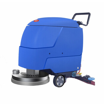 苏识 QJ0104 手推式洗地机工厂车间全自动拖地机停车场车库商用扫地机
