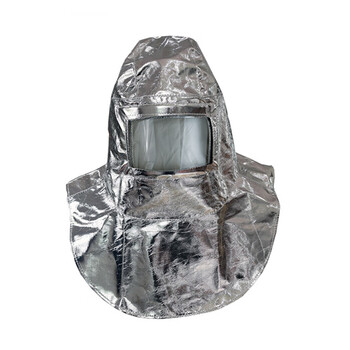 宏兴(Hong Xing)DA-097 铝箔隔热头罩 防火防护消防员耐高温隔热面具 500度 1个