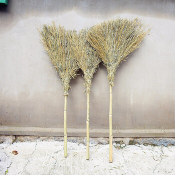 卫洋 WY-0018 手工扫把 清洁扫把物业工厂 环卫工竹柄小扫把 5把装