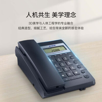 步步高（BBK）电话机座机 固定电话 办公家用 经久耐用 座式壁挂式双用 HCD6082雅白