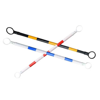 京速 PVC路锥连接杆 伸缩杆 反光固定杆 施工隔离杆 交通路障棒 一根价 固定蓝白2米