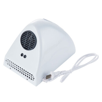 益美得 LSL33255 卫生间免打孔烘手机干手器感应吹干机 单热铠甲银