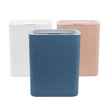 兰诗（LAUTEE）WY4080智能感应垃圾桶全自动带盖分类垃圾桶 白色14升电池版感应+震动