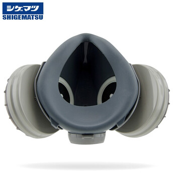 SHIGEMATSU日本重松 DR28SU2K双滤盒防尘面罩 熔接石材打磨船厂含U2K滤盒BT针织头带 定做M号1套