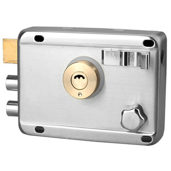 汇创佳（WHITERC） 老式防盗门锁通用型 大门木门铁门锁暗锁  防撬防锡纸外装门锁 左边开+有边