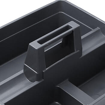 白云清洁 AF08404 分格蓝加厚工具蓝清洁蓝小号杂物篮酒店客房收纳蓝