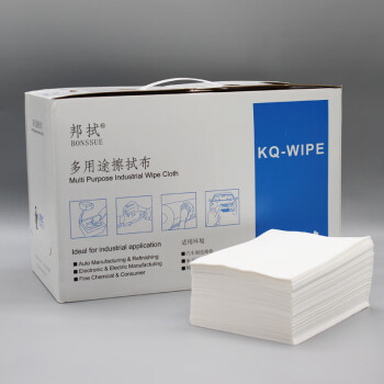邦拭（BONSSUE）多功能擦拭布JK-1925AW 加厚便携式盒装工业擦拭布强力吸污FDA检测 300张/盒*6盒
