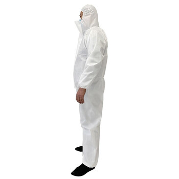 一次性防护服无尘服连体防尘服连帽工作服喷漆防水防油定制 XL码XGW-02L