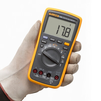 福禄克（FLUKE）F17B+ 数字万用表多用表三用表复用表交直流1000V 1年维保