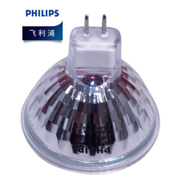 飞利浦（PHILIPS）照明企业客户 低压石英灯杯 MR16 12V 35W 有盖 优惠装50只 