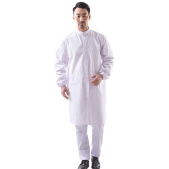 江燕 白大褂 医生服 护士服 实验室/药店/食品厂/美容院工作服装 白色站领大褂 XXXL 185