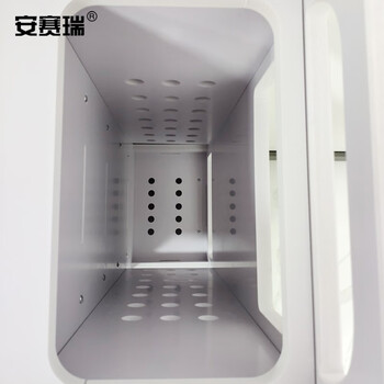 安赛瑞 雨伞收纳架 酒店大堂商用雨伞桶 单桶+5层4孔 雨伞门口放置筒 放20~30把伞 白色700591