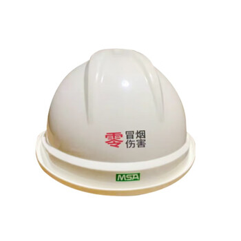 梅思安MSA 亿纬锂能专用安全帽 V-Gard豪华型 拍下默认白色【月薪/管理人员使用】 （如需黄色请额外备注）