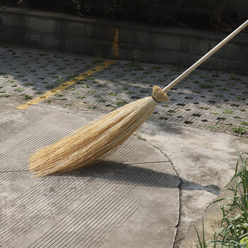 筠舒  芨芨草大扫把物业扫把扫帚环卫保洁龙须草笤帚  1把