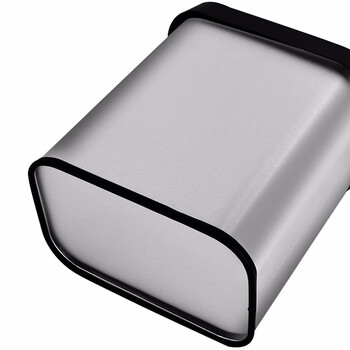 益美得 LH5037 不锈钢垃圾桶压圈无盖大号 13L