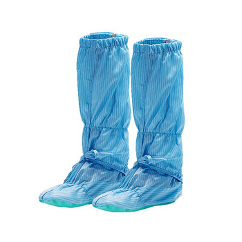 者也（ZYE）防静电鞋套软底无尘鞋长筒靴 高筒防静电软底鞋靴 无尘车间防尘工作鞋洁净鞋防滑靴 白色
