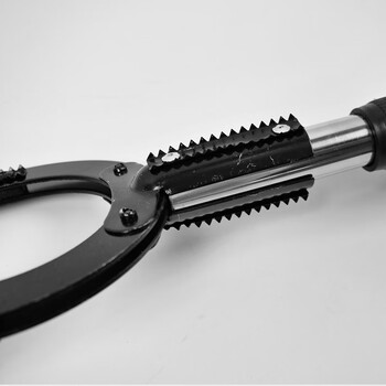 海斯迪克 防暴脚叉 安防防卫用伸缩防护防爆钢叉 安保抓捕器 HK-69