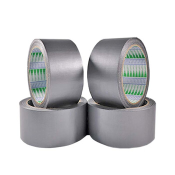 鑫华 强力布基胶带地毯固定胶带 高粘耐磨防水无痕易撕胶管道密封 窗户挡防风胶带银色60mm*15y（13.7米）1卷