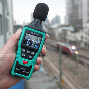 ecofive(莱靡) MS6708 噪音计 数字噪音计 声级计 分贝仪 1年维保