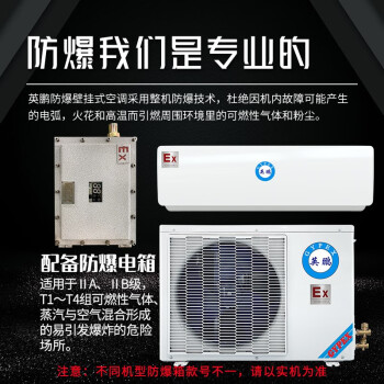 英鹏（GYPEX）BKFR-2.6 ExdibmbIIBT4Gb 220V 1匹 防爆空调壁挂机 工业防爆 防爆认证