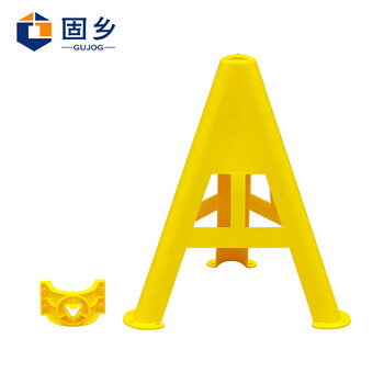 固乡 （电缆支架）塑料电线架空托架 三角支架工地施工支架隧道地面绝缘支架 高57CM