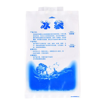 上柯 A1338 注水冰袋 100ml(100只）保鲜冷藏降温冰敷凝胶冰包海鲜加厚保冷袋