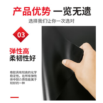 鸣固 绝缘胶 35kv高压橡胶板 胶垫胶皮耐油地胶皮台垫桌垫 配电室工业 黑色（1米*5米*10mm）