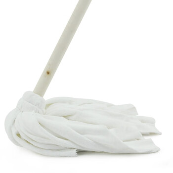 中典 DM-182 白布拖把 老式木杆圆头拖把 10个装