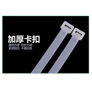 飞尔（FLYER）自锁式尼龙扎带 塑料捆绑线 电线扎条固定捆扎带【非标 60×2.5mm 1000条/包】