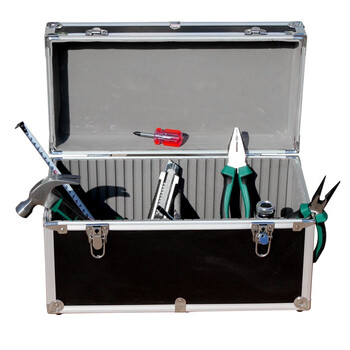 老A LAOA LA112551加厚铝合金手提工具箱