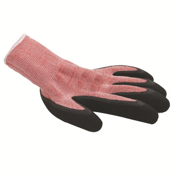 者也（ZYE）弹力发泡手套 耐磨防滑防油劳保手套浸胶涂掌皱纹工地搬运工作劳防保护手套 1双