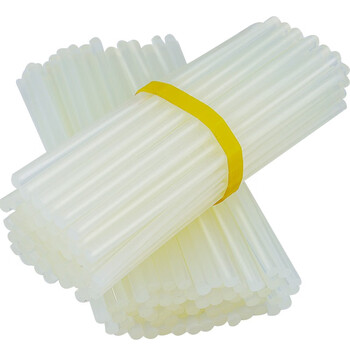 奥斯邦(Ausbond)热熔胶棒7mm手工制作塑料蜡烛容电热融溶热凝棒棒胶玻璃胶条热溶胶条透明7*270mm*1KG